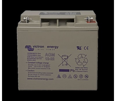 Гелевый аккумулятор Victron Energy 12V/22Ah AGM Deep Cycle Batt. BAT212200080