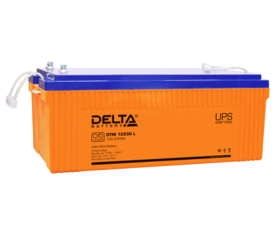AGM аккумулятор DELTA DTM 12230 L DTM12230L