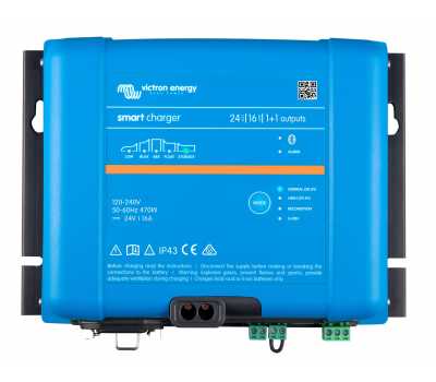 Зарядные устройства Victron Energy Smart IP43 Charger 24/16(1+1) 120/240V PSC241651095