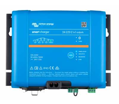 Зарядные устройства Victron EnergySmart IP43 Charger 24/25(1+1) 120/240V PSC242551095