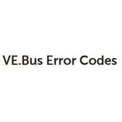 Коды ошибок шины VE.Bus. Часть 2