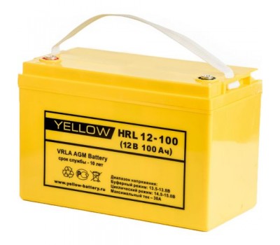 Аккумулятор для бесперебойника YELLOW HRL 12‐100 HRL12100